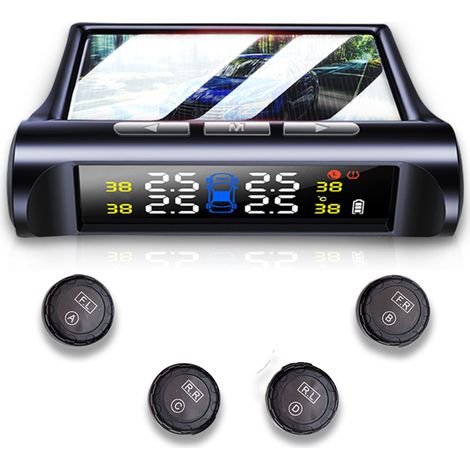 Système de surveillance de la pression des pneus (TPMS) externe pour voiture alimenté à l'énergie solaire C240 (1/5)