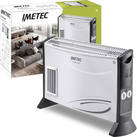 Imetec Eco Rapid Elektroheizkörper Grau Weiß 2000W (1/4)