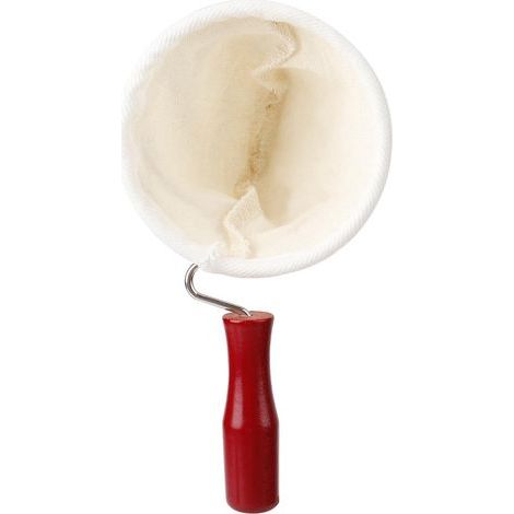 Filtre Café en Flanelle Réutilisable à Poignée Bois pour Cafetière Dripper - Accessoire Filtrant 85mm 1-2 Personnes (1/5)
