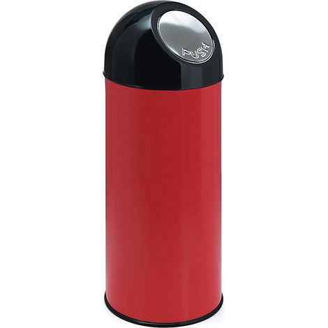 FRANKEL kaiserkraft, Poubelle à poussoir, acier, capacité 55 l (1/5)