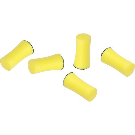 Kit d'outils de polissage manuel comprenant 5 blocs de ponçage et tampons ronds de 2,5 cm (1 pouce) pour le nettoyage esthétique de votre voiture. (1/5)