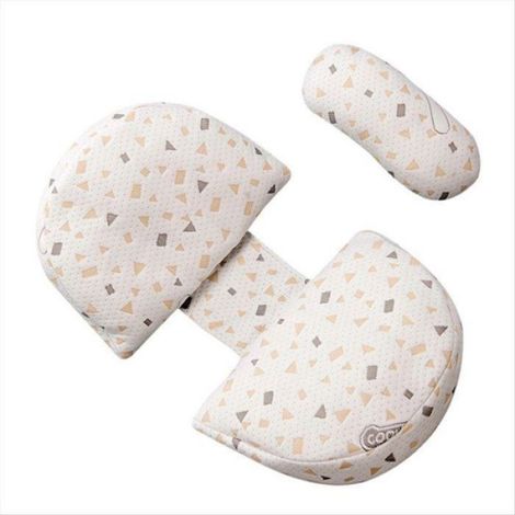 Oreiller De Grossesse - Ergonomique Avec Soutien Dos Et Abdomen - Pour Dormir Sur Le Côté - 1 Pièce (1/5)