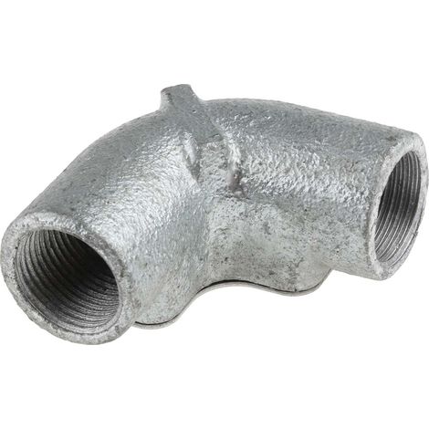Raccord de gaine RS PRO, taille 20mm en Acier ( Prix pour Paquet de 5 ) (1/2)