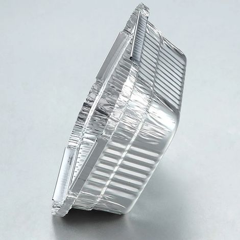 Lot de 20 à 60 barquettes en aluminium, plaques de cuisson, bacs de récupération, grands plats jetables en aluminium, parfaits pour cuire, rôtir et griller – résistants, robustes, thermorésistants et (1/5)