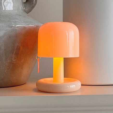 Petite lampe de table, mini lampe décorative coucher de soleil, 7,5 x 7,5 x 10,7 cm, veilleuse de bureau portable. (1/5)