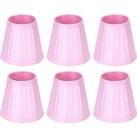 6 pièces Simple moderne suspension abat-jour couverture tissu applique murale abat-jour pour la décoration intérieure (1/5)