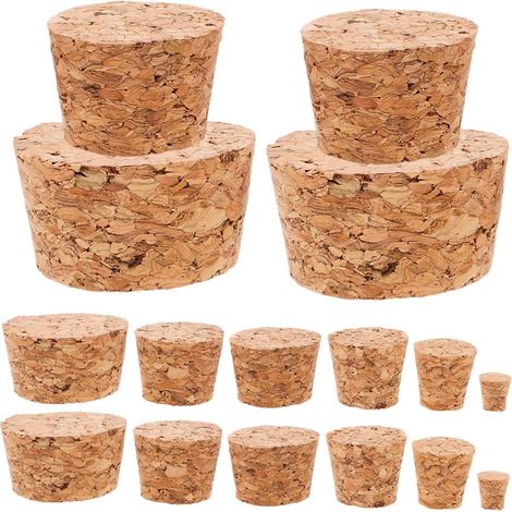 Bouchon liège, conique, pour bouchage naturel des bouteilles (1/5)