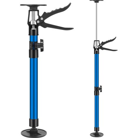 Lot de 2 supports de plafond - Support de montage à une main - Support télescopique - Plage télescopique : 50 cm à 115 cm - Charge maximale : 40 kg - Pour cloisons sèches (1/5)