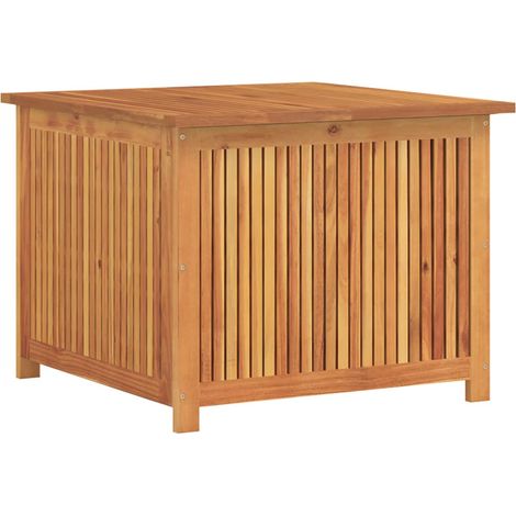 Garden Storage Box 75x75x58 cm Solid Wood Acacia vidaXL