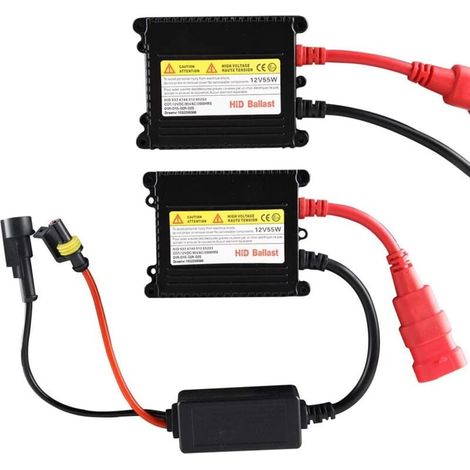 12V 55W HID Ballast sostituisce la Ballast digitale ultra sottile universale H1 H3 H7 H8 H9 H11 9005 9006 H4 D2S, D2C, D2R Ballast di ricambio per kit di conversione allo xeno HID (1/5)
