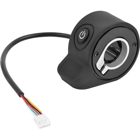 Der per Daumen bedienbare Startschalter ist mit dem KUGOO S1 PLUS Gashebel und dem per Daumen bedienbaren Gasgriff kompatibel. (1/4)