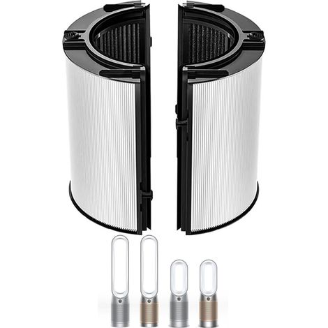 Ersatz-Glasfilter für Dyson Luftreiniger TP07, HP07, TP06, HP06, TP10, HP10, TP09, HP09, TP04, HP04, PH03, PH02, PH01, H13, True HEPA, Pure Cool, Hot Fan