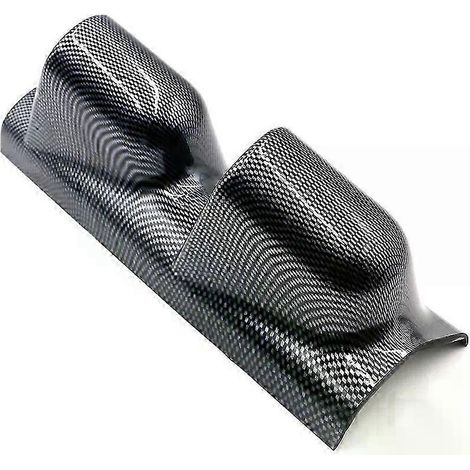 Support de manomètre universel 52 mm en fibre de carbone pour conducteur gauche, fixation sur montant A, 2 trous - JXLGV (1/5)