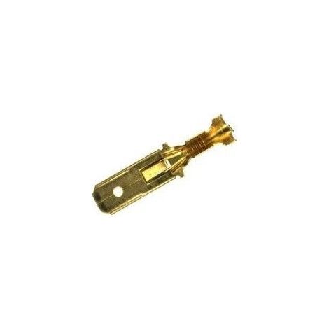 Terminal Faston mâle 2,8 mm non isolé (prix 100 unités) 15060
