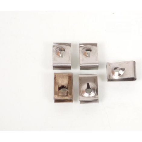 Lot de 5 agrafes fixation carénage pour moto scooter quad