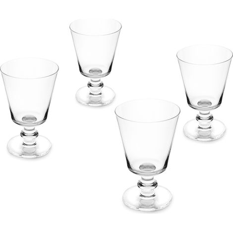 Jamie Oliver Big Love Winning - de verres à vin élégants de 270 ml, set de 4, verres idéaux pour le vin rouge, le vin blanc, parfaits pour lamaison, les dîners, lavables au lave-vaisselle, dans la boî