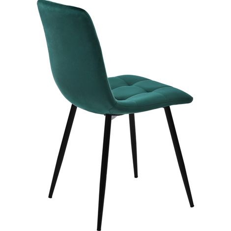 5-teiliges Esstisch-Set rund 100 cm mit 4 Samtstühlen und goldenen Beinen (1/5)