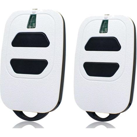 Pack of 2 portable garage door transmitters - 433.92 MHz - Compatible with DEA GTI2/4, GT2/4, Mio TR2/4, Mio TR2N/4N (1/4)