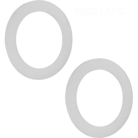 Hayward – Lot de 2 rondelles pour vanne multivoies piscine – Plastique ABS blanc – Compatible vannes SP0704/SP0710/SP071 – Modèle SPX0710Z62