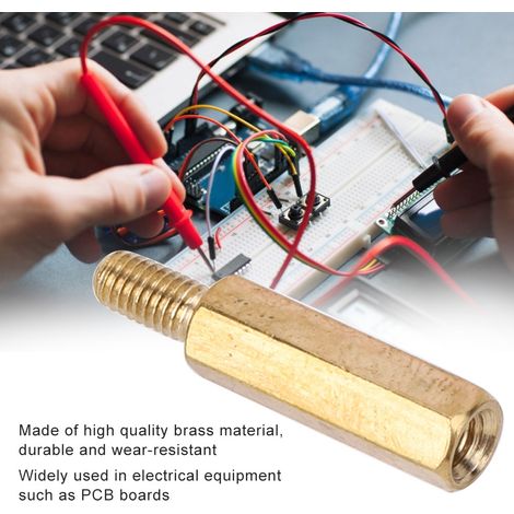 Kit de remplacement 50 pièces entretoises laiton M3 à tête hexagonale simple pour carte PCB M3 x 15 (1/5)