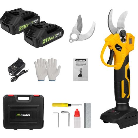 Sécateur Électrique, Largeur de Coupe de 30mm, Moteur Sans Balais, Design Ergonomique (1/2)