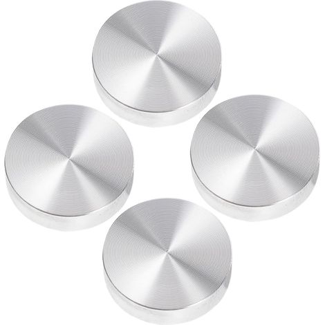 Disque adaptateur rond en alliage d'aluminium pour plateau en verre (1/5)