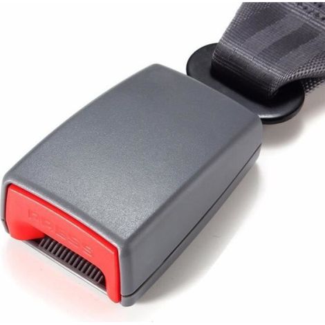 Ceinture de sécurité universelle réglable pour siège de voiture, extension de 2.1cm, boucle noire, grise, Bei (1/4)