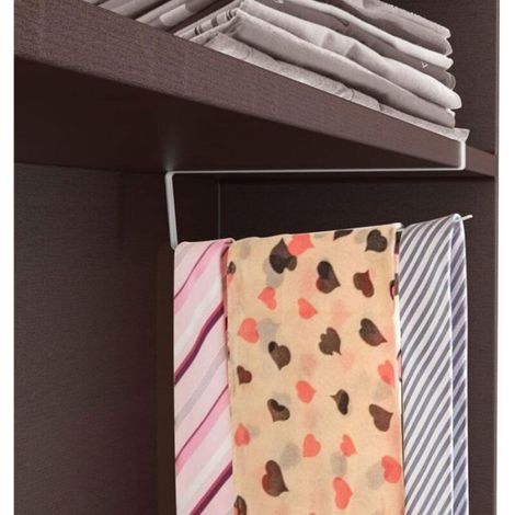 Porte-Tasses - Sous Meuble - Sans Perçage - Fer Forgé - Blanc - 2 Pièces (1/4)