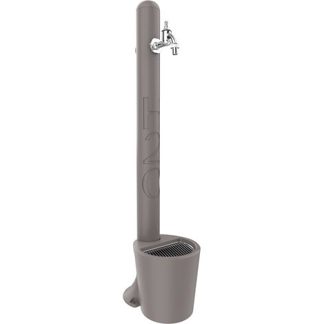 Fontana da Esterno con Rubinetto e Cestello Arkema H2O Dove Grey (1/5)