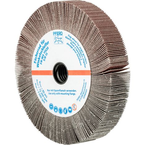PFERD TOOLS Lamellenschleifrad für Winkelschleifer FR WS Ø 115x20mm 5/8-11 A120 universelle Anwendung 2 Stk (1/5)