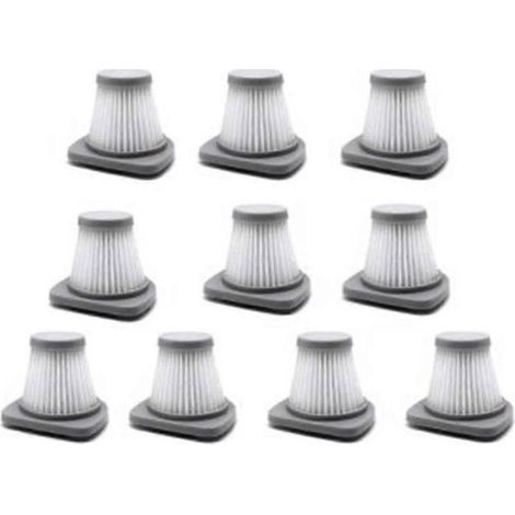 Lot de 10 filtres HEPA pour aspirateur à main, compatibles avec les modèles SC861 et SC861A. (1/5)