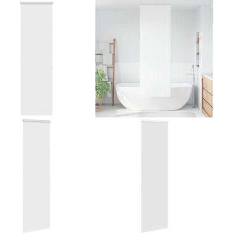 vidaXL Store enrouleur de douche avec cassette largeur du tissu 76 cm (1/5)
