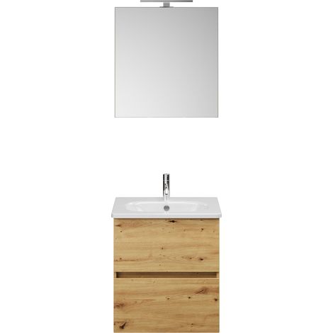 Burg Rocio Badmöbelset SGYQ060L TxBxH 465x605x2000, Eiche Dekor Urban