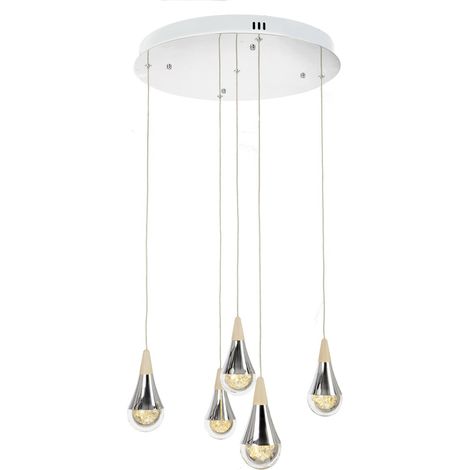 BRILONER - LAMPADARIO A SOSPENSIONE 5XLED MODUL 4W 320LM (1/4)