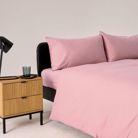 Housse de Couette pour lit Double, Poudre, 100% Coton, 250 x 200 cm