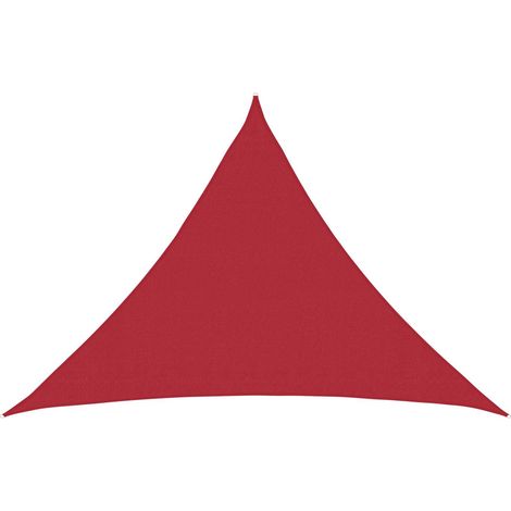 Sunshade Sail Red 7 x 5 x 5 m HDPE vidaXL