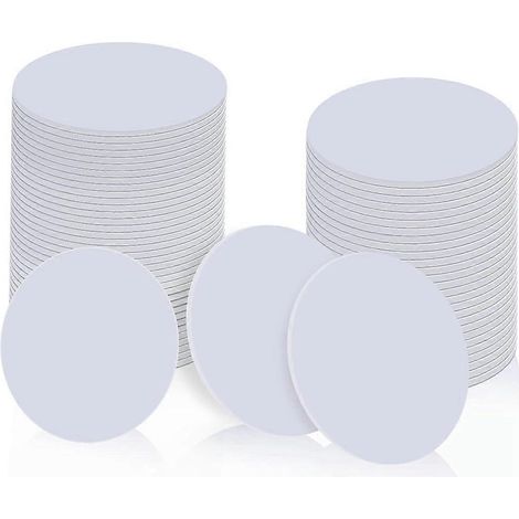 50 étiquettes NFC Ntag215, étiquettes NFC 215 vierges réinscriptibles en PVC, rondes, 25 mm/1 pouce, carte RFID NFC (1/5)