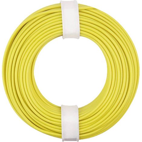 150-013 Fil de câblage 1 x 0.50 mm² jaune 10 m S635092