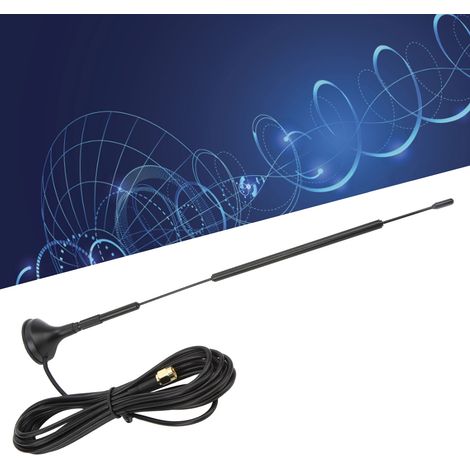 Antenne à ventouse vibrante ultra-longue XP-2.4G-004 2,4 GHz, petite antenne à ventouse 12 dBi, Wi-Fi, Bluetooth, transmission de données, antenne à gain élevé, antenne IoT, antenne à ventouse 2,4 GHz (1/5)