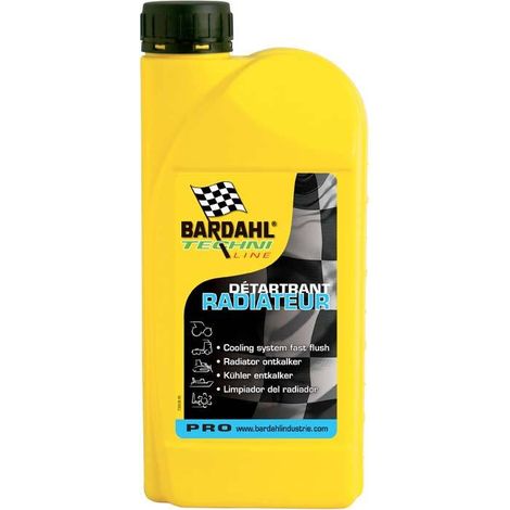 Bardahl – Détartrant radiateur 1 litre – Nettoyage intégral circuit de refroidissement – Inoffensif pour joints et métaux – Circulation parfaite du liquide