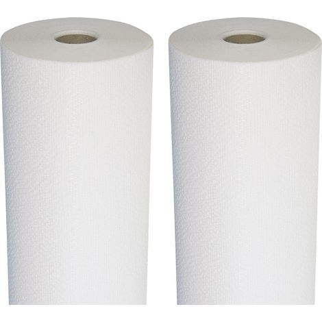 Semin – Lot de 2 toiles de verre pour murs et plafonds – Fibre de verre – 50 m x 1 m – Adapté aux surfaces irrégulières – Masque les défauts