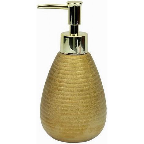 Trade Shop - Flüssigseifenspender, goldfarben, streifenförmig, modernes Badezimmer-Möbel-Accessoire, 59934 - (1/3)