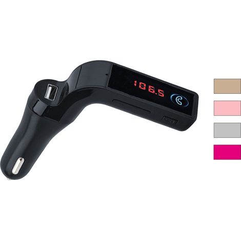 Trasmettitore bluetooth auto mp3 usb fm aux wireless presa accendisigari (1/5)