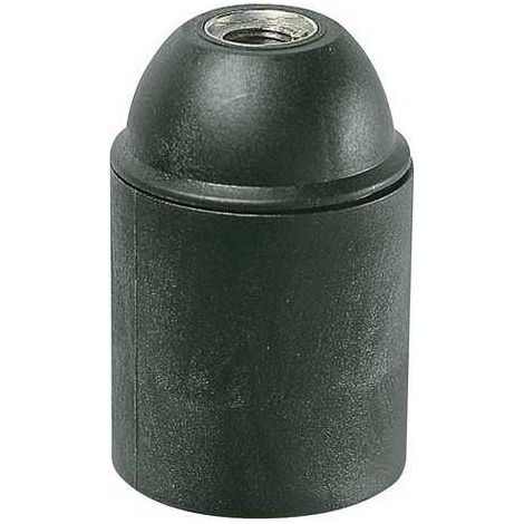 02101 Portalámparas E27 Conector M10X1 Negro