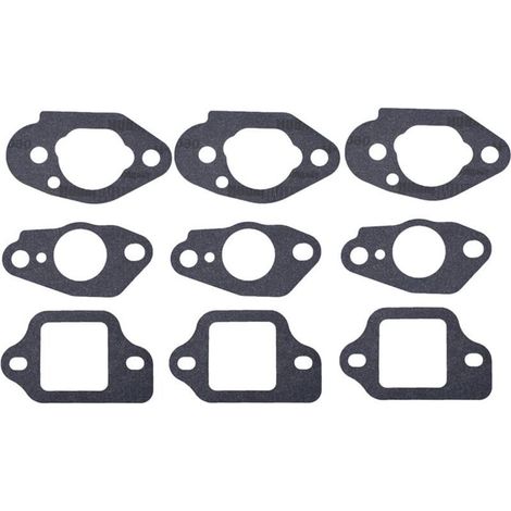3 Ensembles Compatible avec joints de carburateur pour tondeuse à gazon Honda GCV135 GCV160 GCV190 GSV190 HRS216 HRT216 HRB216 HRR216 HRZ216 Remplace 16212-Zl8-000 16221-883-800 (1/5)