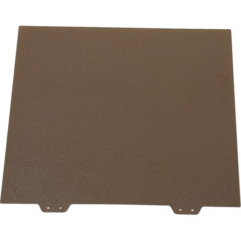 Doppelseitig mit PEI-Goldpulver beschichtete, flexible Bauplatte aus Federstahlblech für 3D-Druck, 355 x 355 mm (1/5)