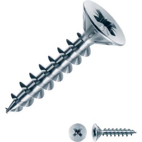 Vis bois freinante spéciale ameublement - Longueur : 18 - MUSTAD