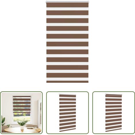 Doppelrollo -  Doppelrollo Braun 90x150 cm Stoffbreite 85,9 cm Polyester (1/5)