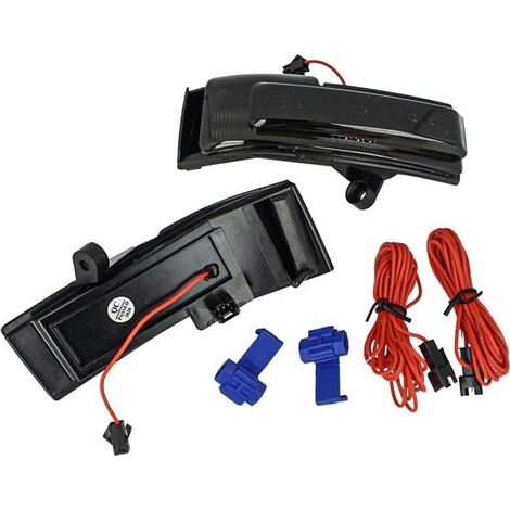 Kit Freccia Led Specchietto Retrovisore Dinamico Sequenziale Ford F150 Dopo 2015 FL34-13B382A Lente Fume Arancione + DRL (1/3)