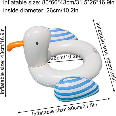 Bouées gonflables pour piscine, jouets aquatiques d'été pour la plage, fêtes autour de la piscine pendant les vacances, chaises longues